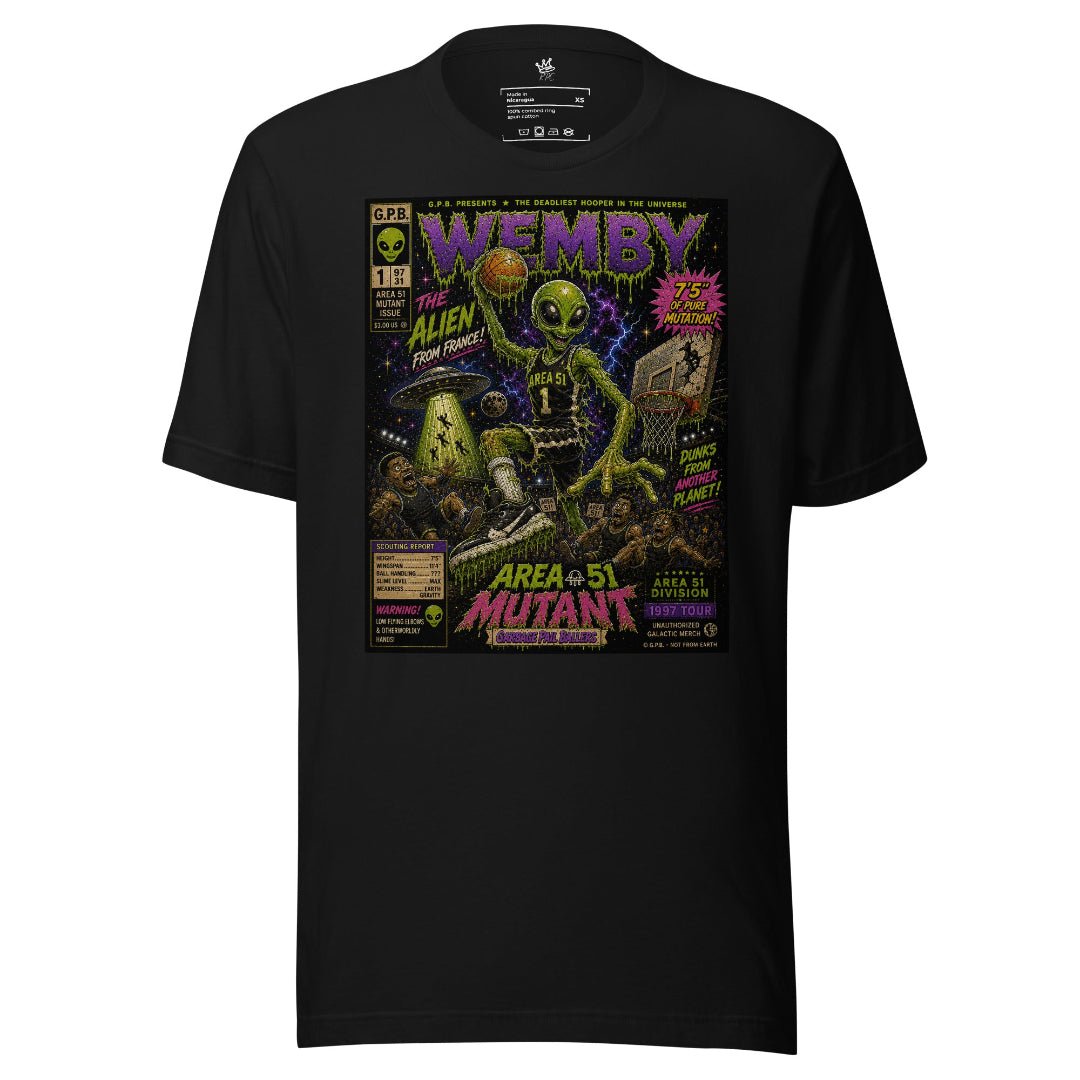 Garbage Pail Ballers “Area 51 Mutant” Vintage Hardwood Unisex T-Shirt - Rebel P Customs