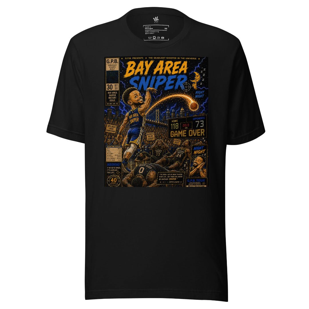Garbage Pail Ballers “Bay Area Sniper” Vintage Hardwood Unisex T-Shirt - Rebel P Customs