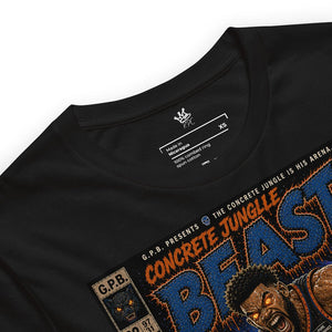 Detailed View Garbage Pail Ballers “Concrete Jungle Beast” Vintage Hardwood Unisex T-Shirt - Rebel P Customs