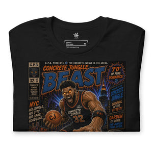 Closeup Garbage Pail Ballers “Concrete Jungle Beast” Vintage Hardwood Unisex T-Shirt - Rebel P Customs