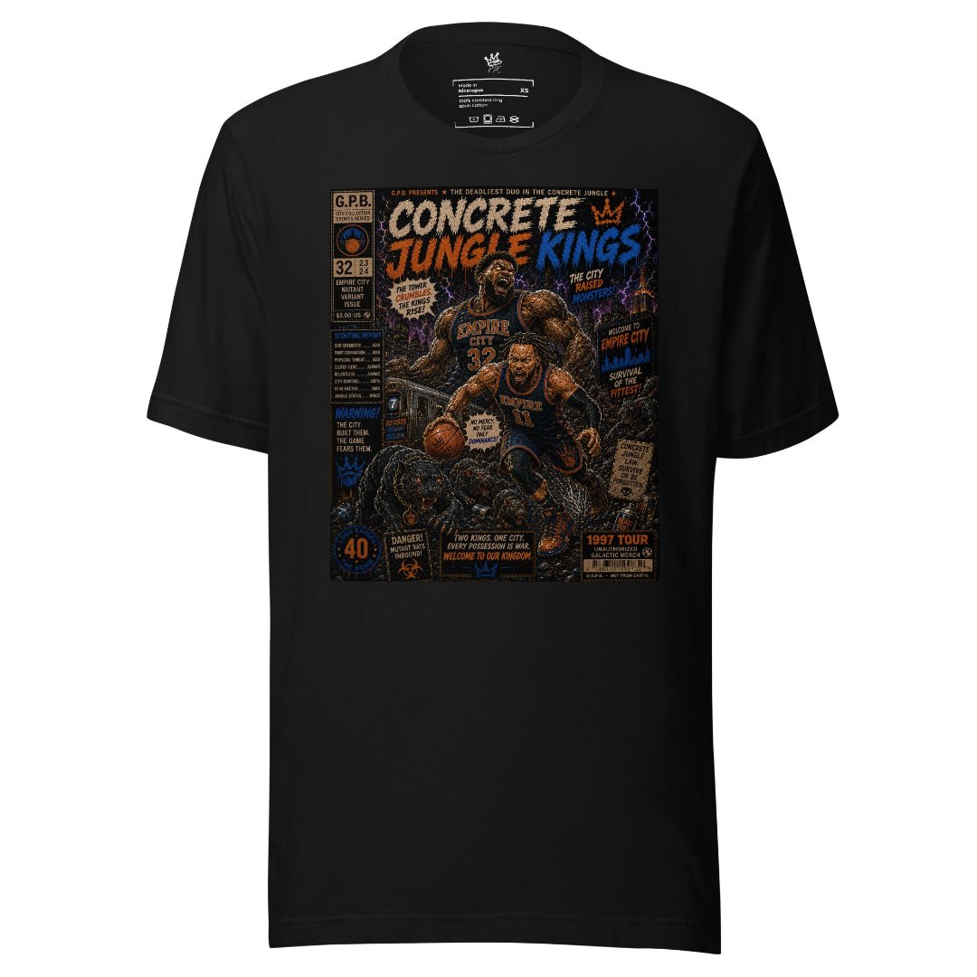 Garbage Pail Ballers “Concrete Jungle Kings” Vintage Hardwood Unisex T-Shirt - Rebel P Customs