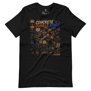 Wrikled Garbage Pail Ballers “Concrete Jungle Kings” Vintage Hardwood Unisex T-Shirt - Rebel P Customs