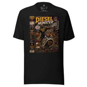 Garbage Pail Ballers “Diesel Monster” Vintage Hardwood Unisex T-Shirt - Rebel P Customs