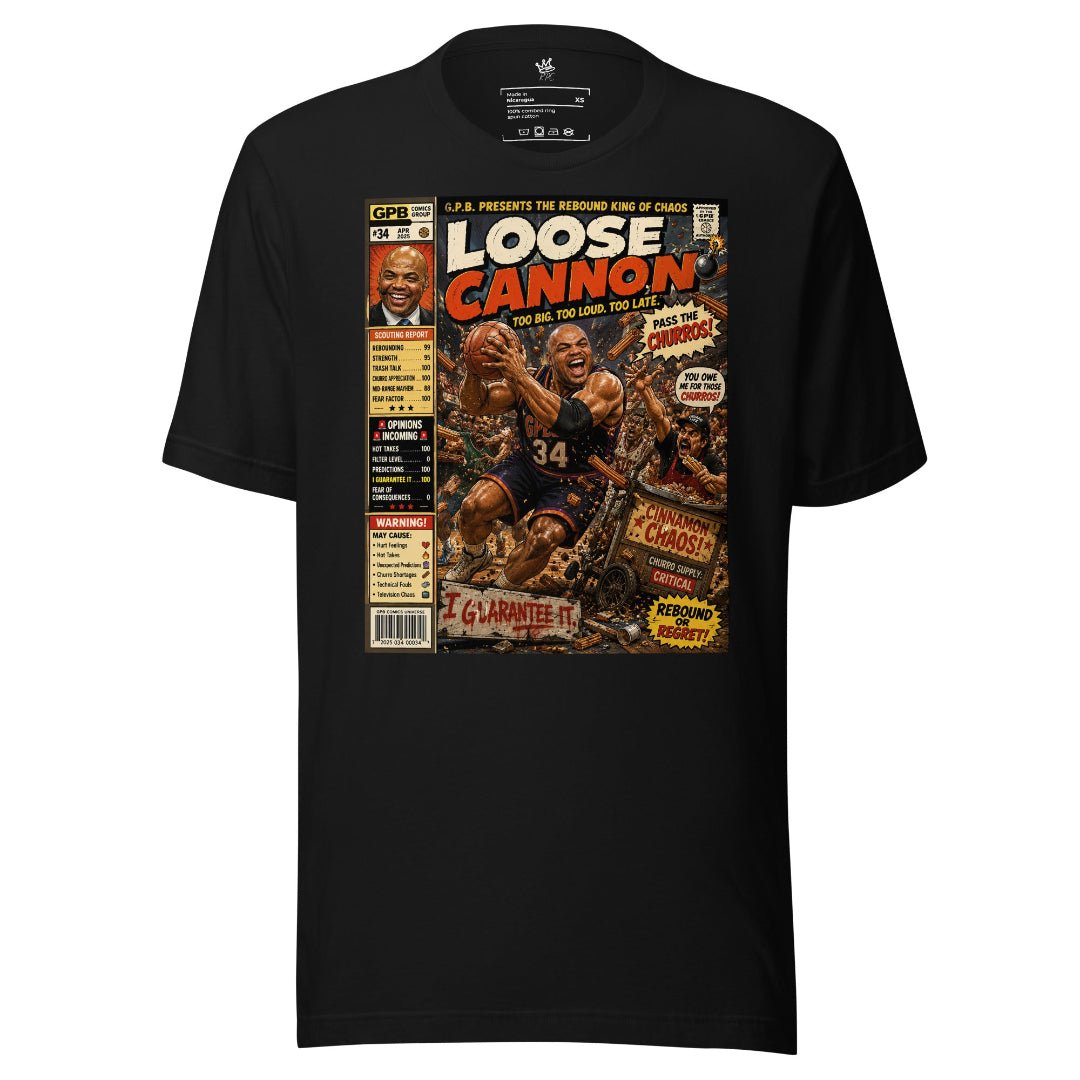 Garbage Pail Ballers™ “Loose Cannon” Vintage Hardwood Unisex T-Shirt - Rebel P Customs