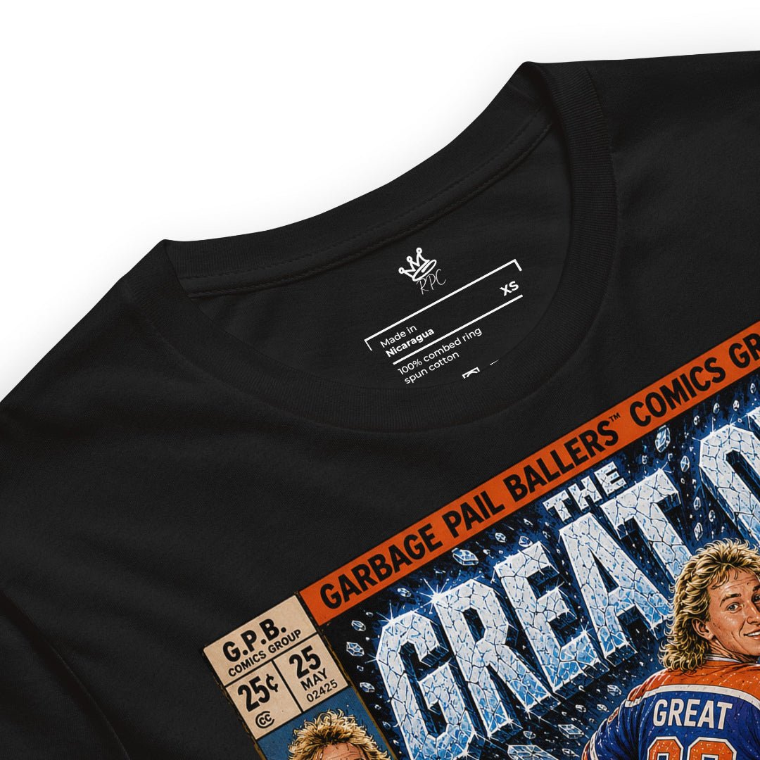 The Great One Vintage Ice Classics design showcasing retro hockey-inspired artwork and nostalgic sports culture.