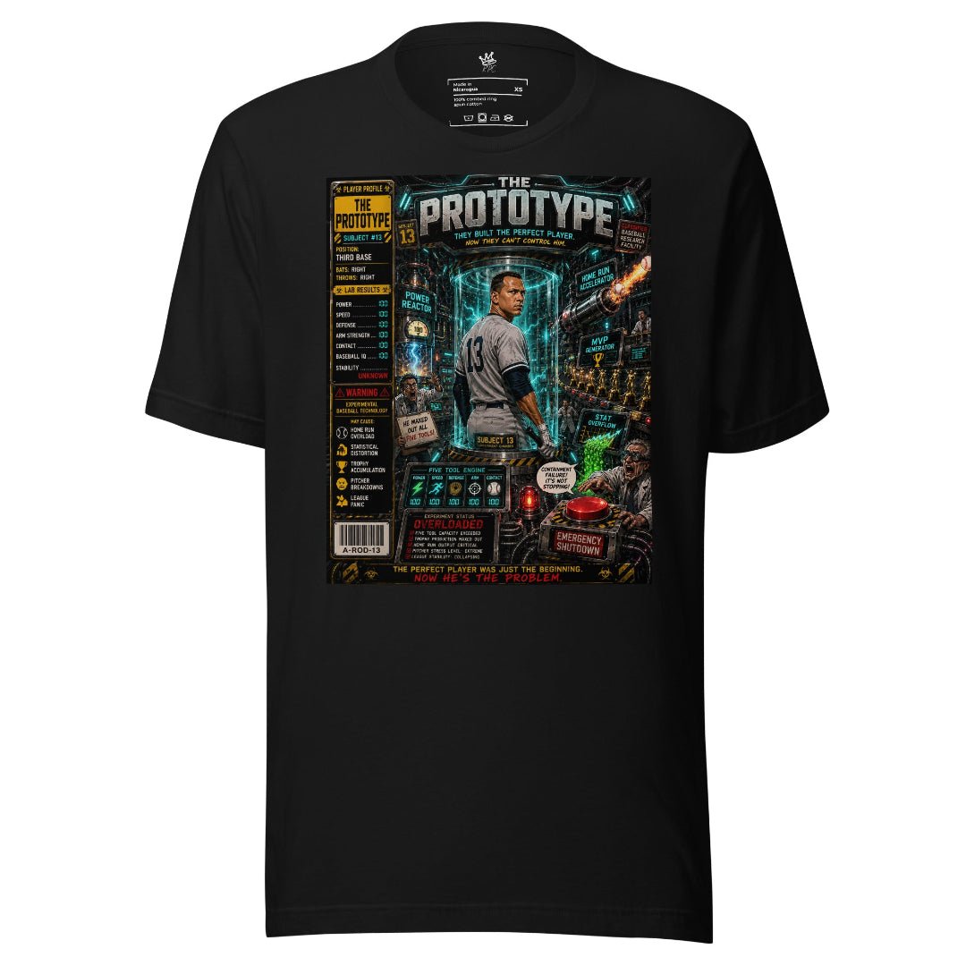 Garbage Pail Ballers™ The Prototype Vintage Diamond Classics graphic t-shirt front view