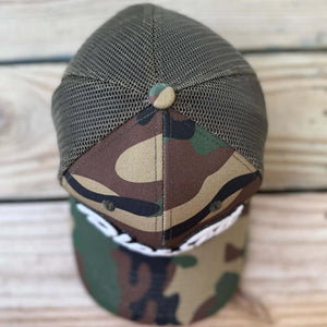 Glow In The Dark Blessed Camo Patched Hat - Rebel P Customs