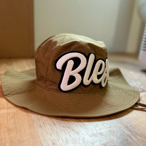 Glow In The Dark Blessed Patched Boonie Hat - Rebel P Customs