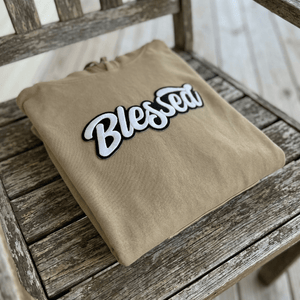 Glow In The Dark Blessed Patched Unisex Hoodie - Rebel P Customs
