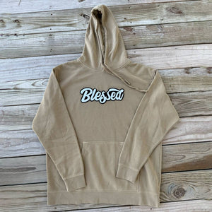 Glow In The Dark Blessed Patched Unisex Hoodie - Rebel P Customs