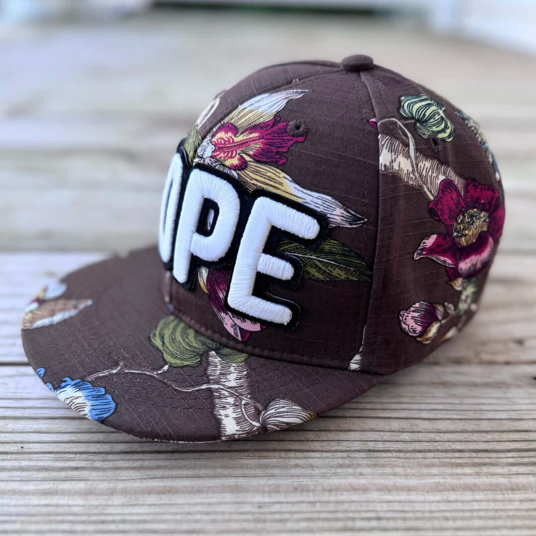 Glow In The Dark Dope High Crown Snapback Patched Hat - Rebel P Customs