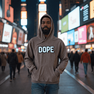 Glow In The Dark Dope Patched Unisex Hoodie - Rebel P Customs