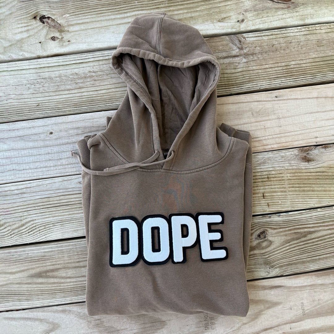 Glow In The Dark Dope Patched Unisex Hoodie - Rebel P Customs