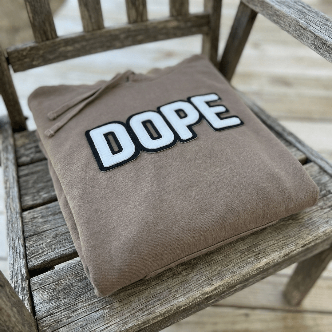 Glow In The Dark Dope Patched Unisex Hoodie - Rebel P Customs