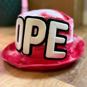 Glow In The Dark Dope Patched Unstructured Bucket Hat - Rebel P Customs