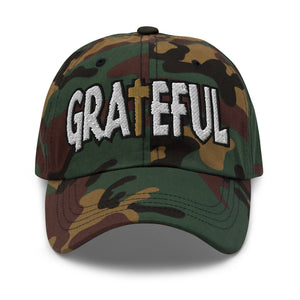 Grateful Camo Patched Hat - Rebel P Customs