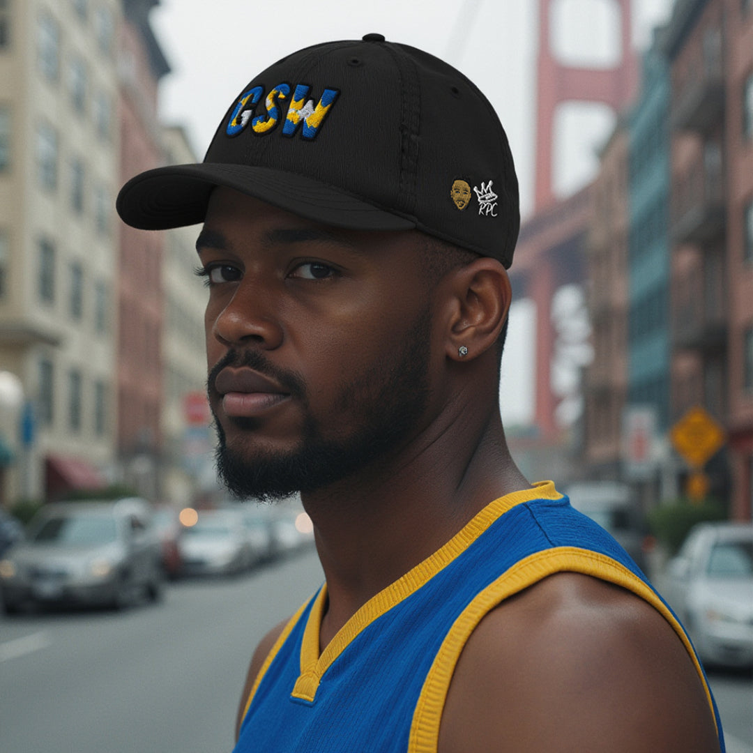 The City Collection GSW Basketball Patched Hat