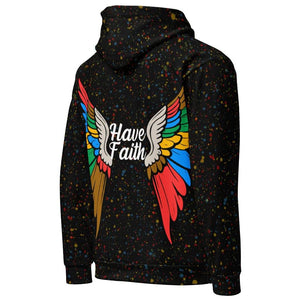 Have Faith Unisex Hoodie (Black) - Rebel P Customs