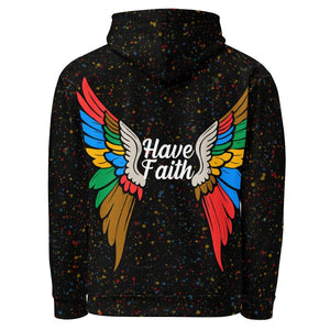 Have Faith Unisex Hoodie (Black) - Rebel P Customs