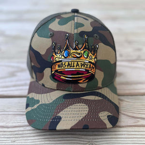 It Was All A Dream Camo Patched Hat - Rebel P Customs