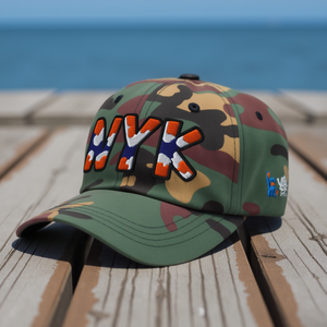 The City Collection NY Basketball Camo Patched Hat - Rebel P Customs