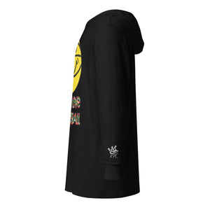 Peace Love Basketball Unisex Hooded Long - Sleeve Tee - Rebel P Customs