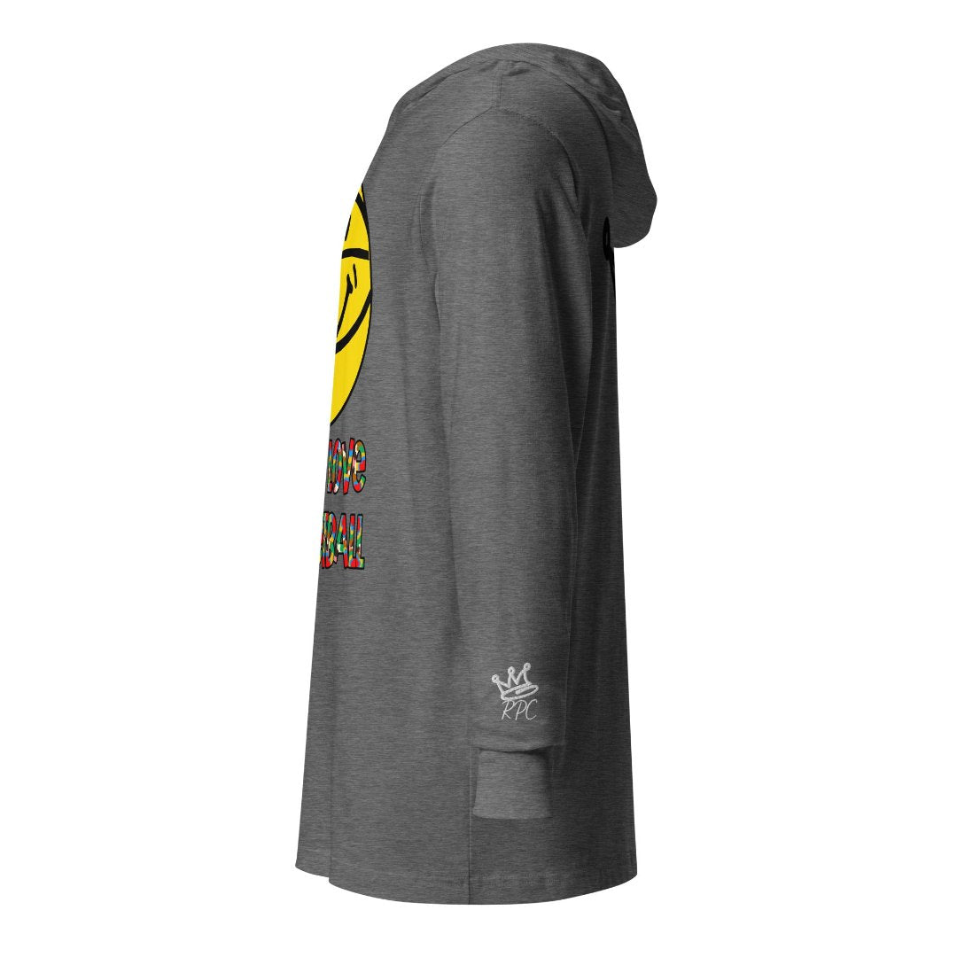 Peace Love Basketball Unisex Hooded Long - Sleeve Tee - Rebel P Customs