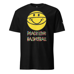 Peace Love Basketball Unisex Tri - Blend Crew Tee - Rebel P Customs
