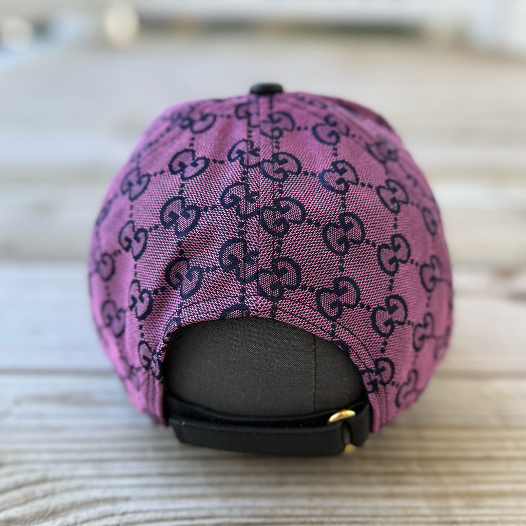 Limited Edition Glow In The Dark Rebel Patched Hat in Pink - Rebel P Customs