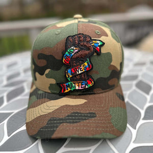 Power Black Lives Matter Camo Patched Hat - Rebel P Customs