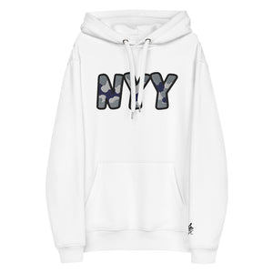 The City Collection NYY Baseball Patched Unisex Hoodie - Rebel P Customs