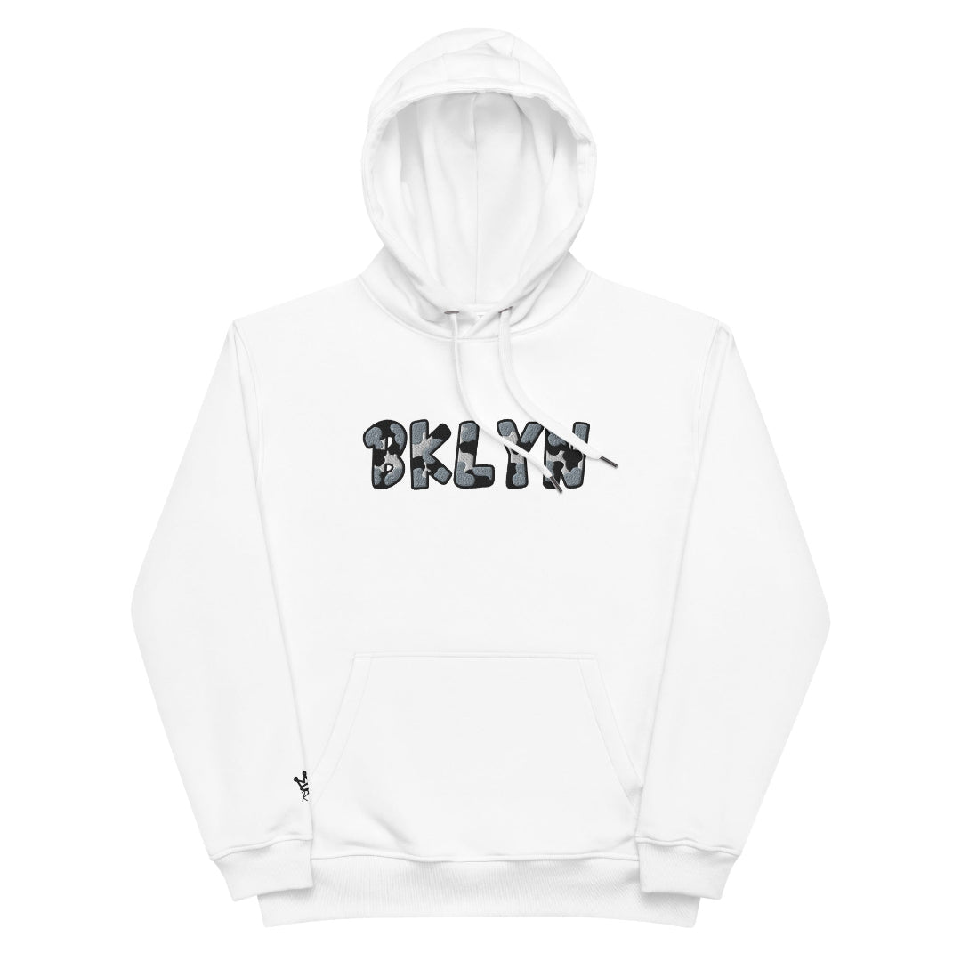 The City Collection BKLYN Basketball Patched Unisex Hoodie - Rebel P Customs