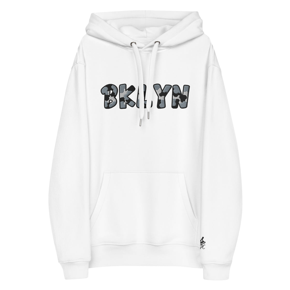 The City Collection BKLYN Basketball Patched Unisex Hoodie - Rebel P Customs