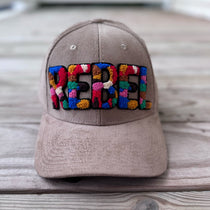 Rebel Chenille Patched Low Profile Structured Corduroy Hat - Rebel P Customs