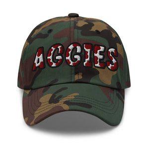 The City Collection AGGIES Camo Patched Hat - Rebel P Customs
