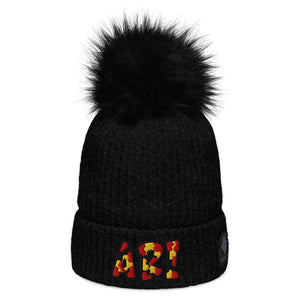 The City Collection ARI Football Patched Beanie - Rebel P Customs