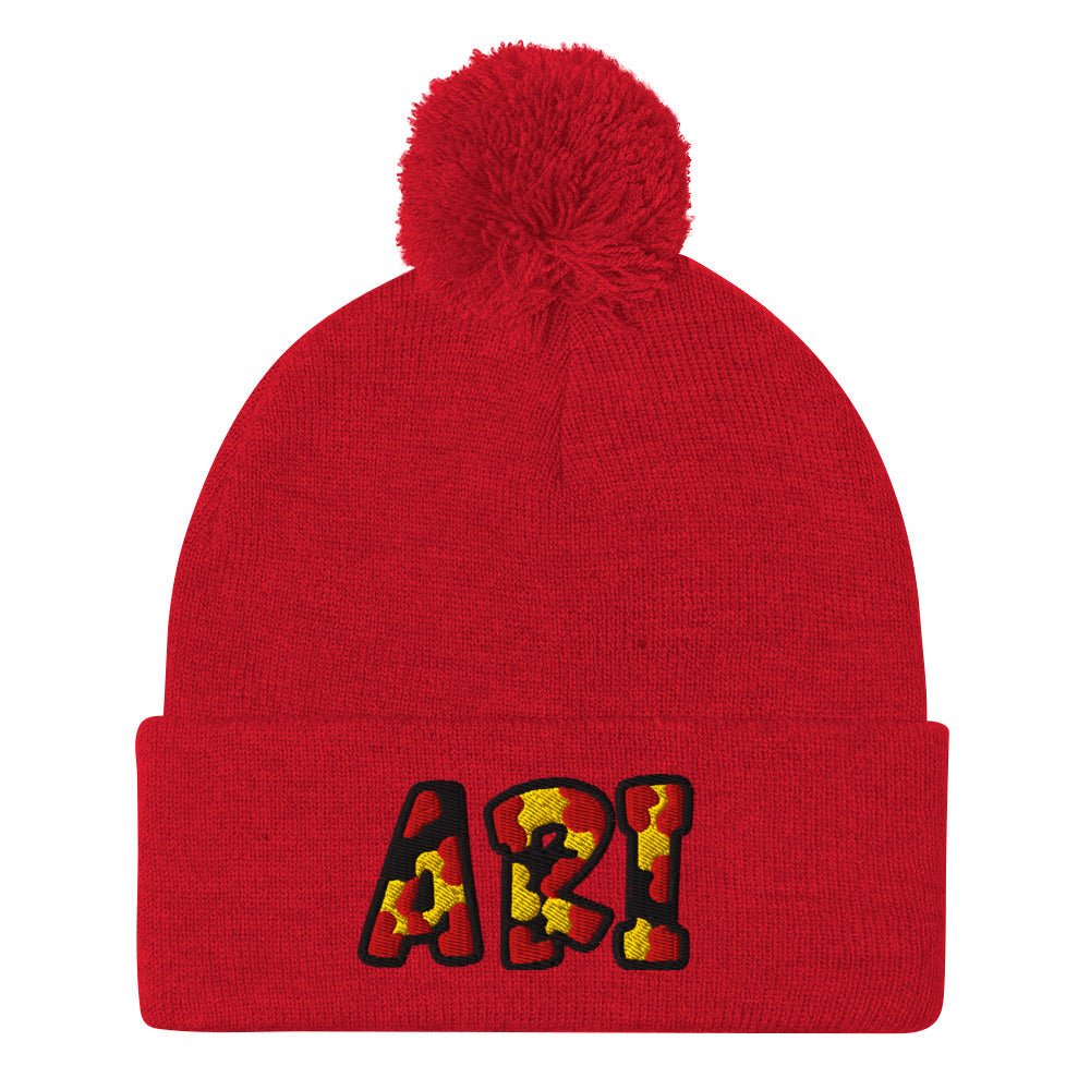 The City Collection ARI Football Patched Beanie - Rebel P Customs