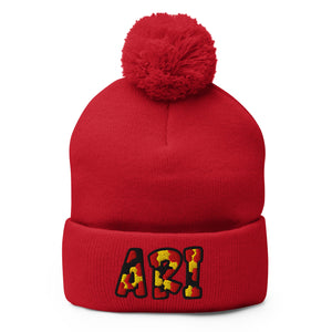 The City Collection ARI Football Patched Beanie - Rebel P Customs