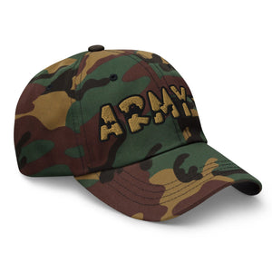 The City Collection ARMY Black Knights Camo Football Patched Hat - Rebel P Customs