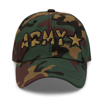 The City Collection ARMY Black Knights Camo Football Patched Hat - Rebel P Customs