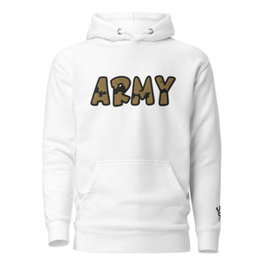 The City Collection ARMY Patched Unisex Hoodie - Rebel P Customs