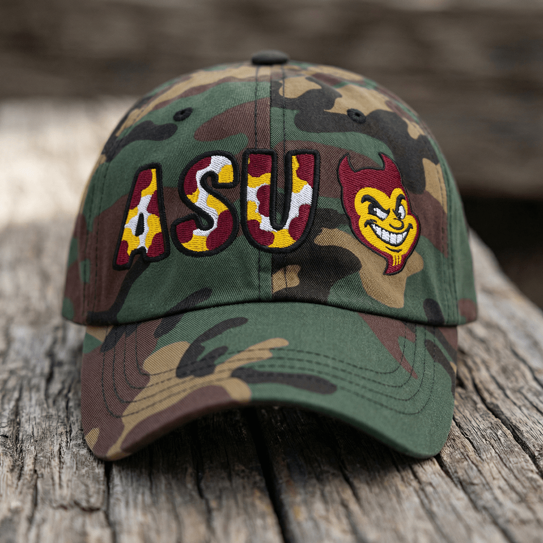 The City Collection ASU Sun Devil Camo Patched Hat - Rebel P Customs
