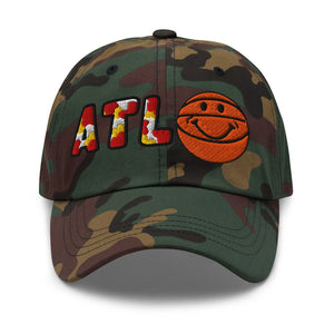 The City Collection ATL Basketball Camo Patched Hat - Rebel P Customs