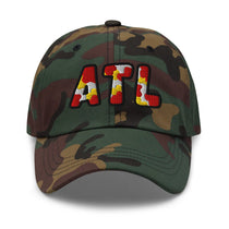 The City Collection ATL Basketball Camo Patched Hat - Rebel P Customs