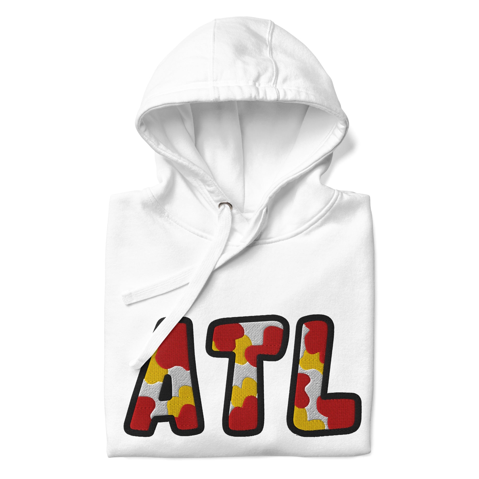 The City Collection ATL Basketball Patched Unisex Hoodie - Rebel P Customs