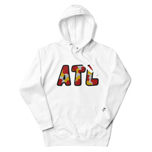 The City Collection ATL Basketball Patched Unisex Hoodie - Rebel P Customs