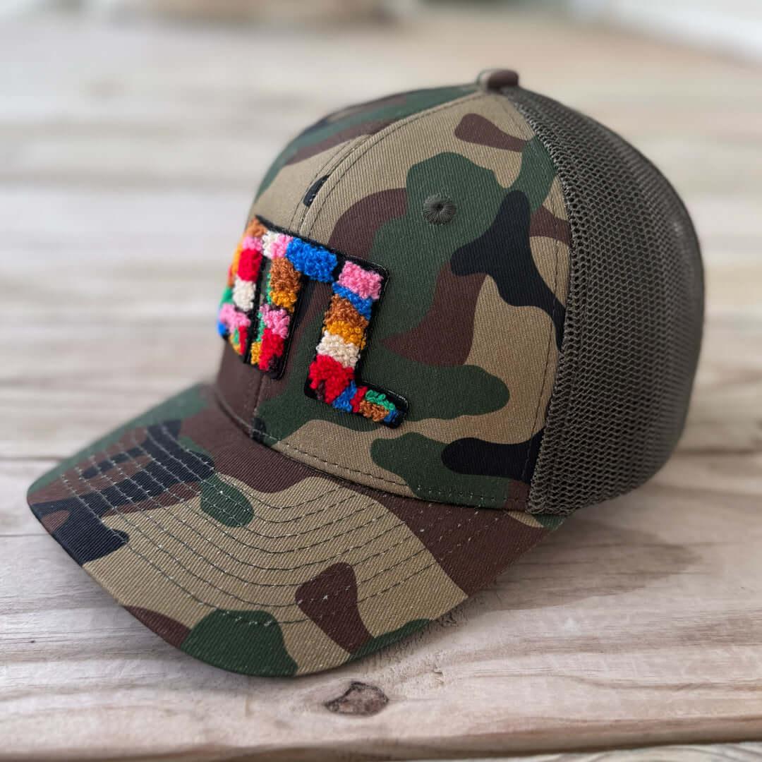 The City Collection ATL Chenille Camo Patched Hat - Rebel P Customs