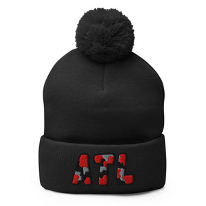 The City Collection ATL Football Patched Beanie - Rebel P Customs