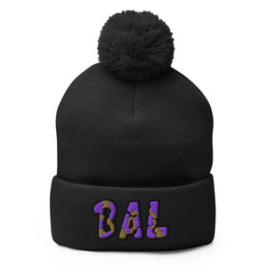 The City Collection BAL Football Patched Beanie - Rebel P Customs