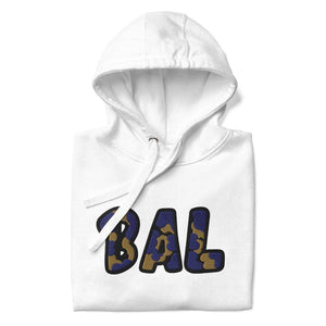 The City Collection BAL Football Patched Unisex Hoodie - Rebel P Customs